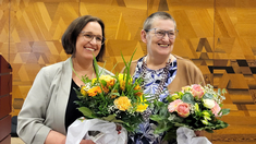 Carina Heckel (l.) tritt die Nachfolge von Dr. Michaela Knestele als Leiterin des Wundzentrums Allgäu an. 
