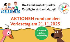 Vorlesetag 2025 in den Familienstützpunkten Vorlesetag 2025 in den Familienstützpunkten